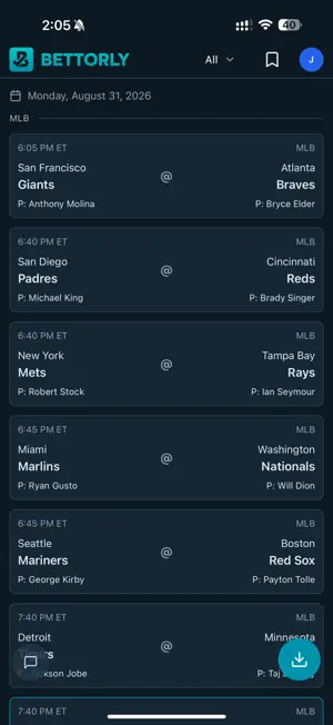 Bettorly: Smart Parlay Builder screenshot 1