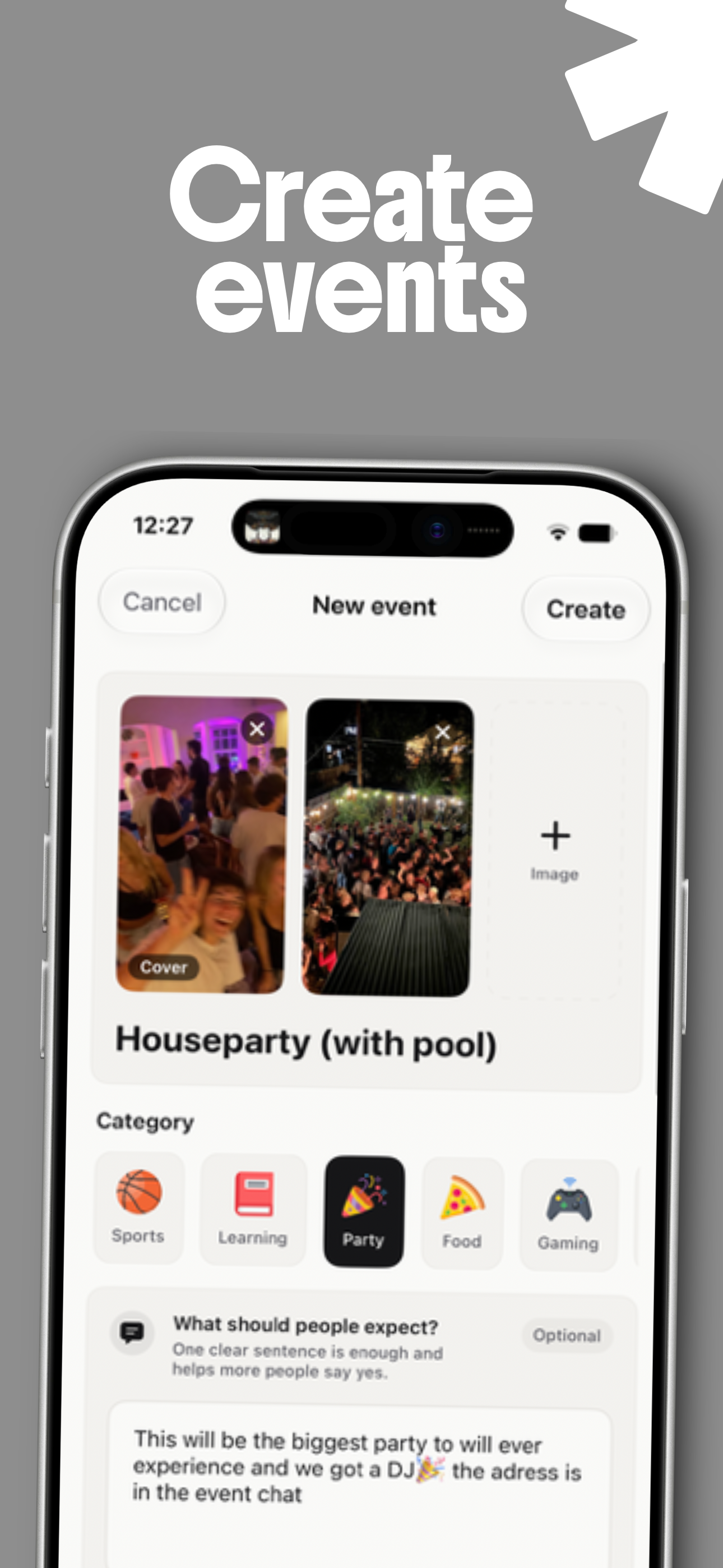 Gathered: Events & Friends screenshot 4