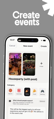 Gathered: Events & Friends iPhone screenshot 4