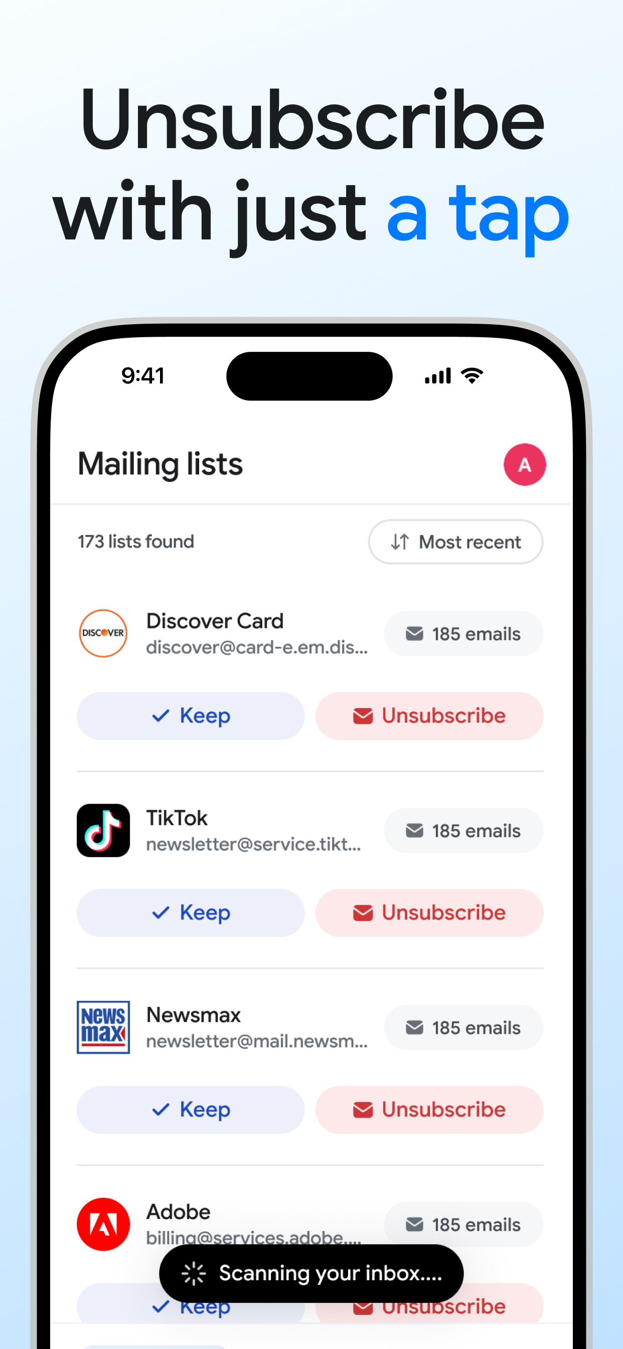 Email Cleaner: Inbox Zapper screenshot 4