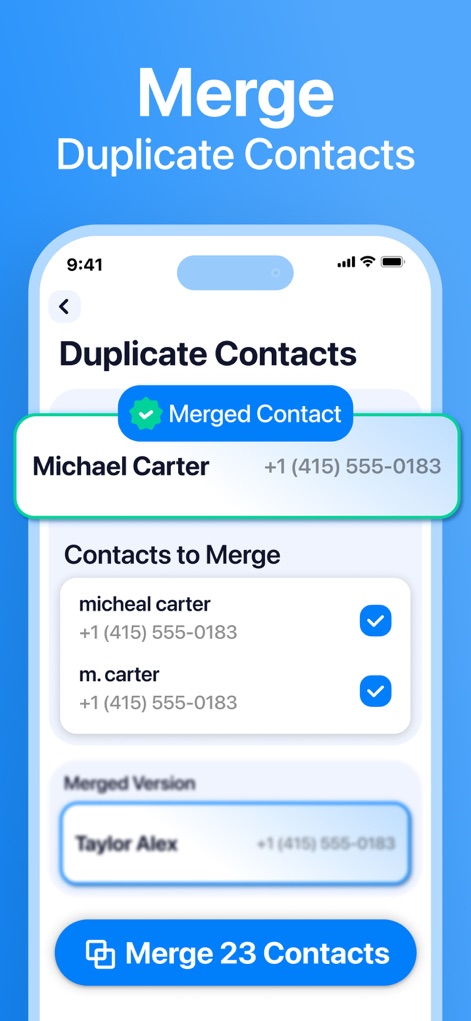 Cleanup: Phone Storage Cleaner - Organized Contacts Simplified