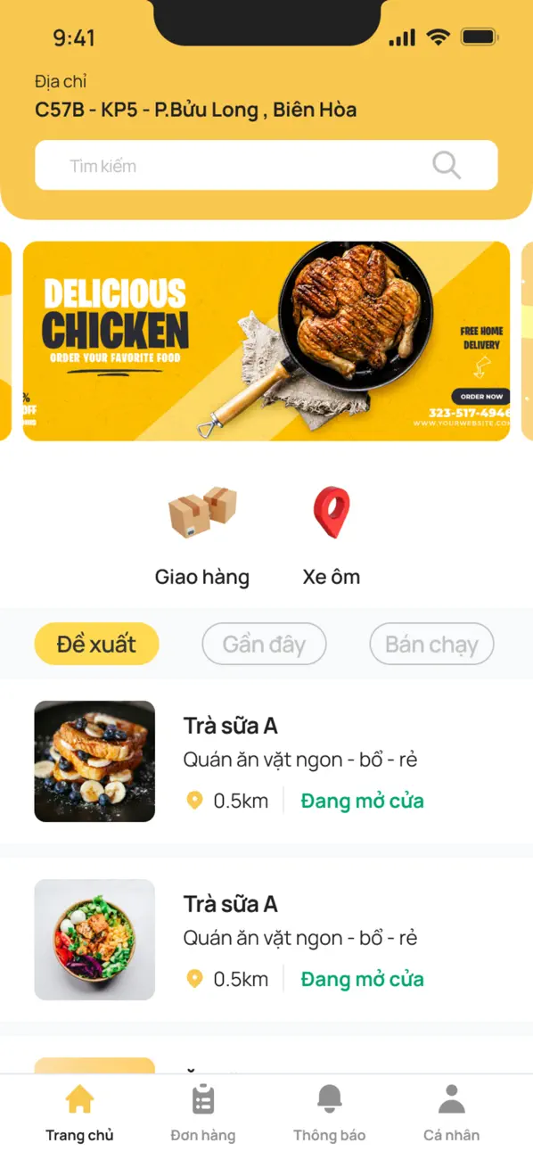 Screenshot #1 pour Alo Ship: Gọi xe, giao đồ ăn