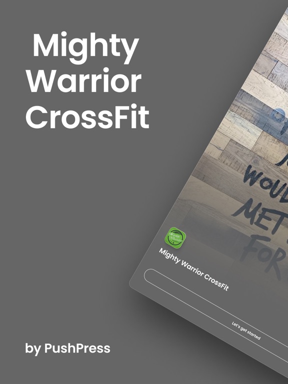 Mighty Warrior CrossFit iPad screenshot 1 - Health & Fitness app