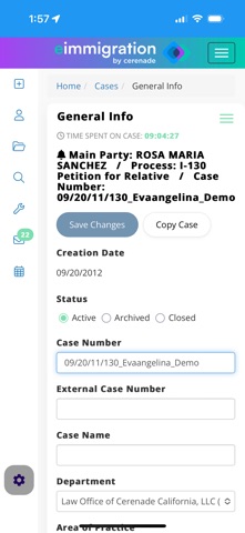 eimmigration Caseworker Portal screenshot