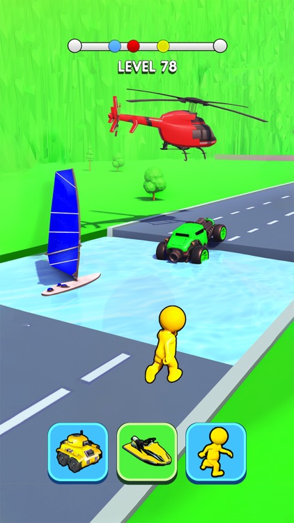 Shape Evolution Shifting Race