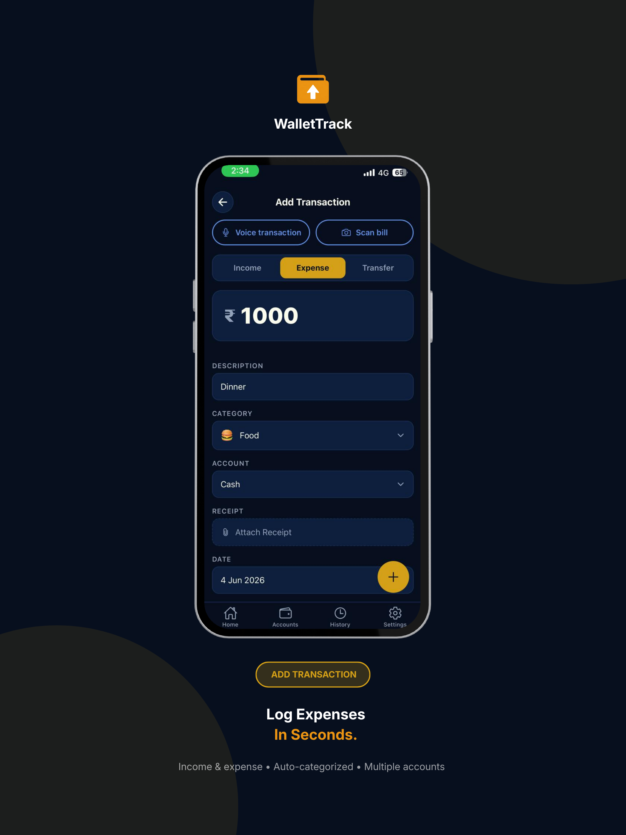WalletTrack: Budget Tracker