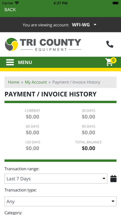 Tri County Portal Screenshot