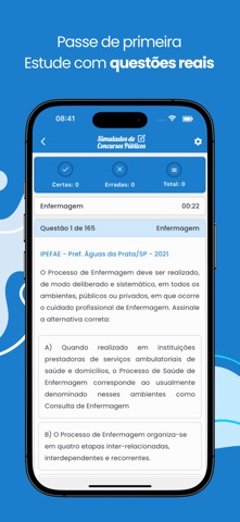 Simulado de Concursos Públicos screenshot