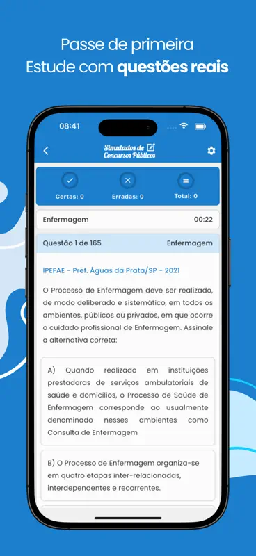 Simulado de Concursos Públicos screenshot 3 of 8