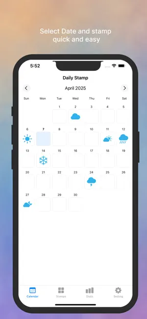 DailyStamp screenshot 2