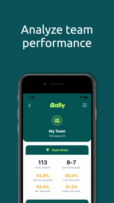Rally Racket Sports screenshot