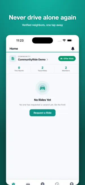 CommunityRide - Carpool App screenshot 2