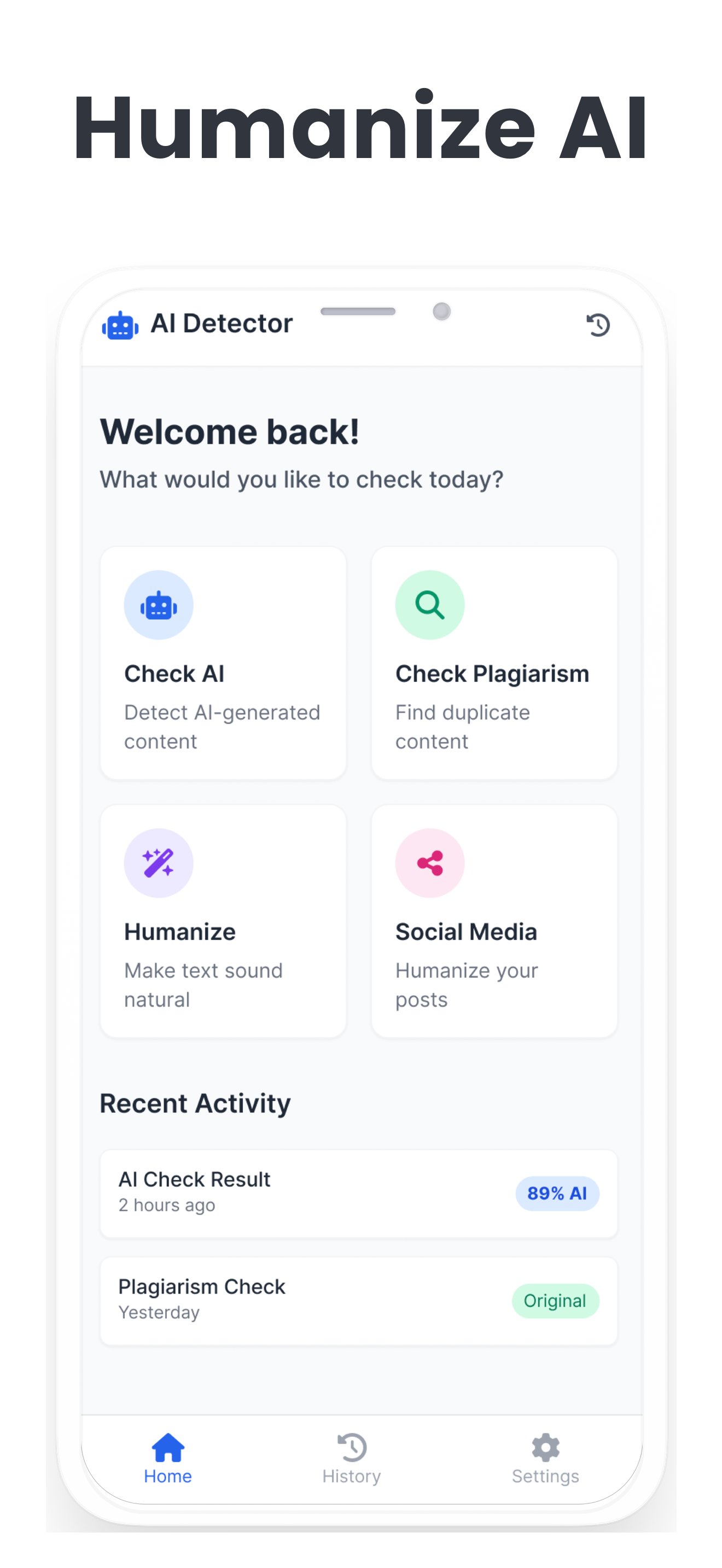 Humanize AI : AI Detector