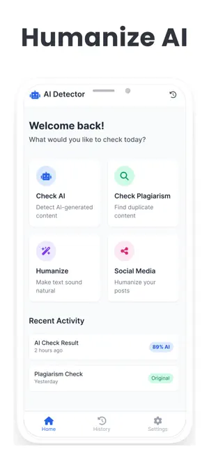 Humanize AI : AI Detector screenshot 1