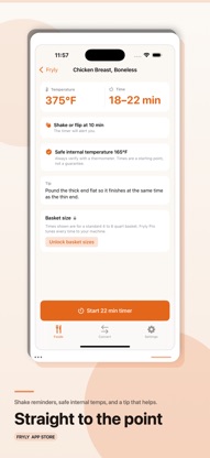 Fryly: Air Fryer Cook Times screenshot 3