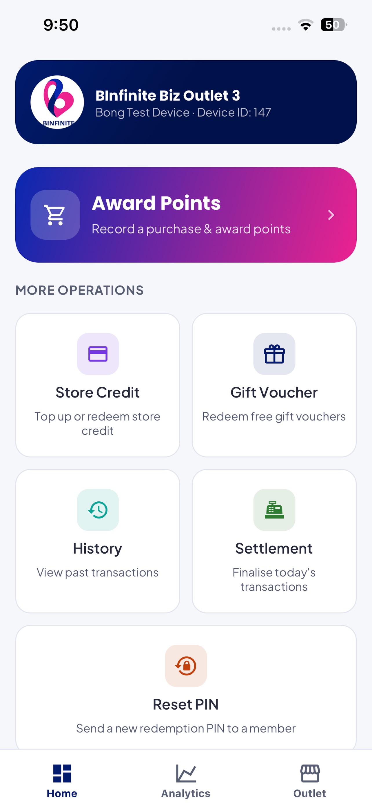Screenshot 1 of BInfinite Biz