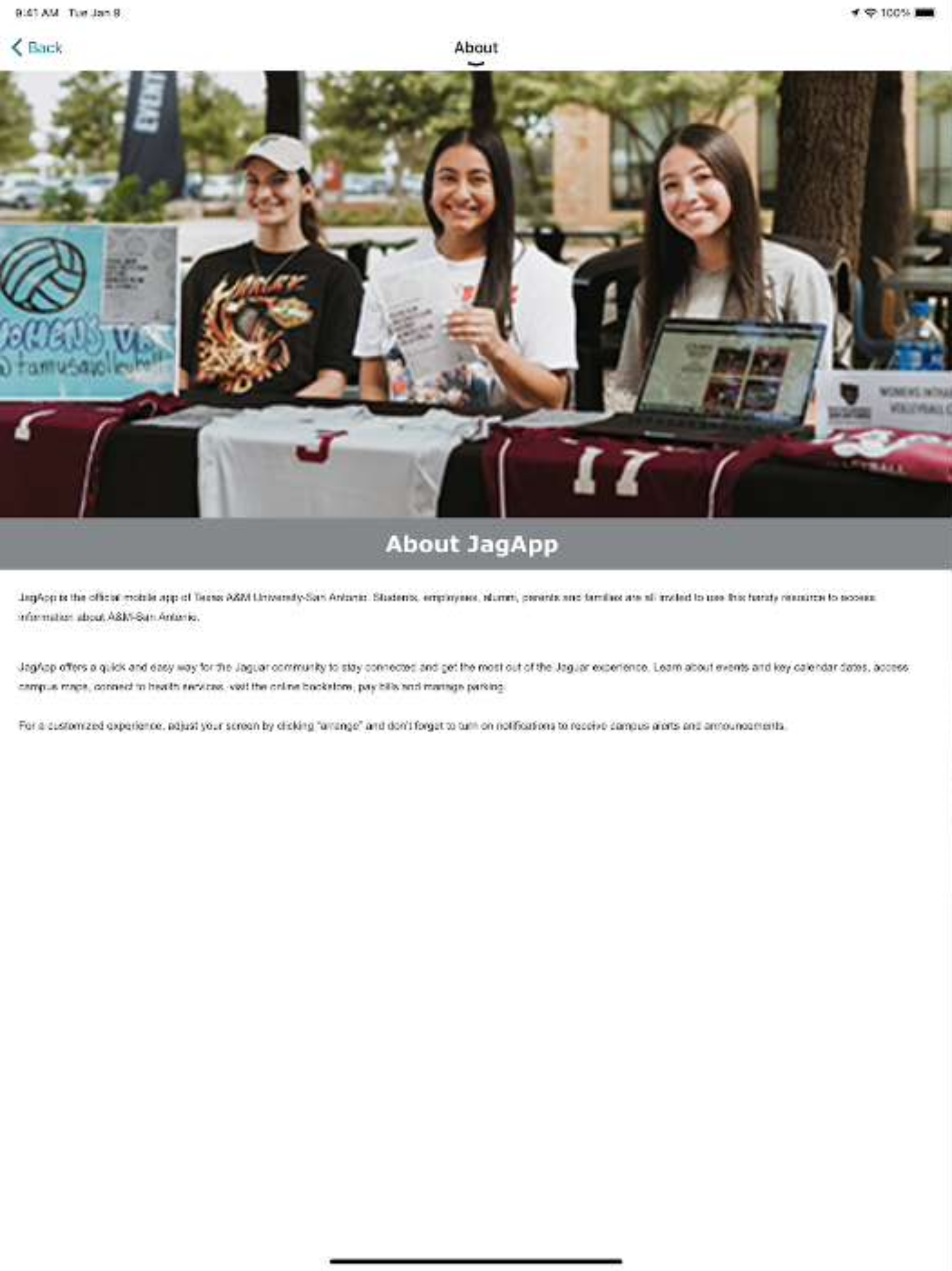 A&M San Antonio JagApp screenshot 11