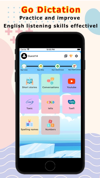 Go Dictation - Listen & Write