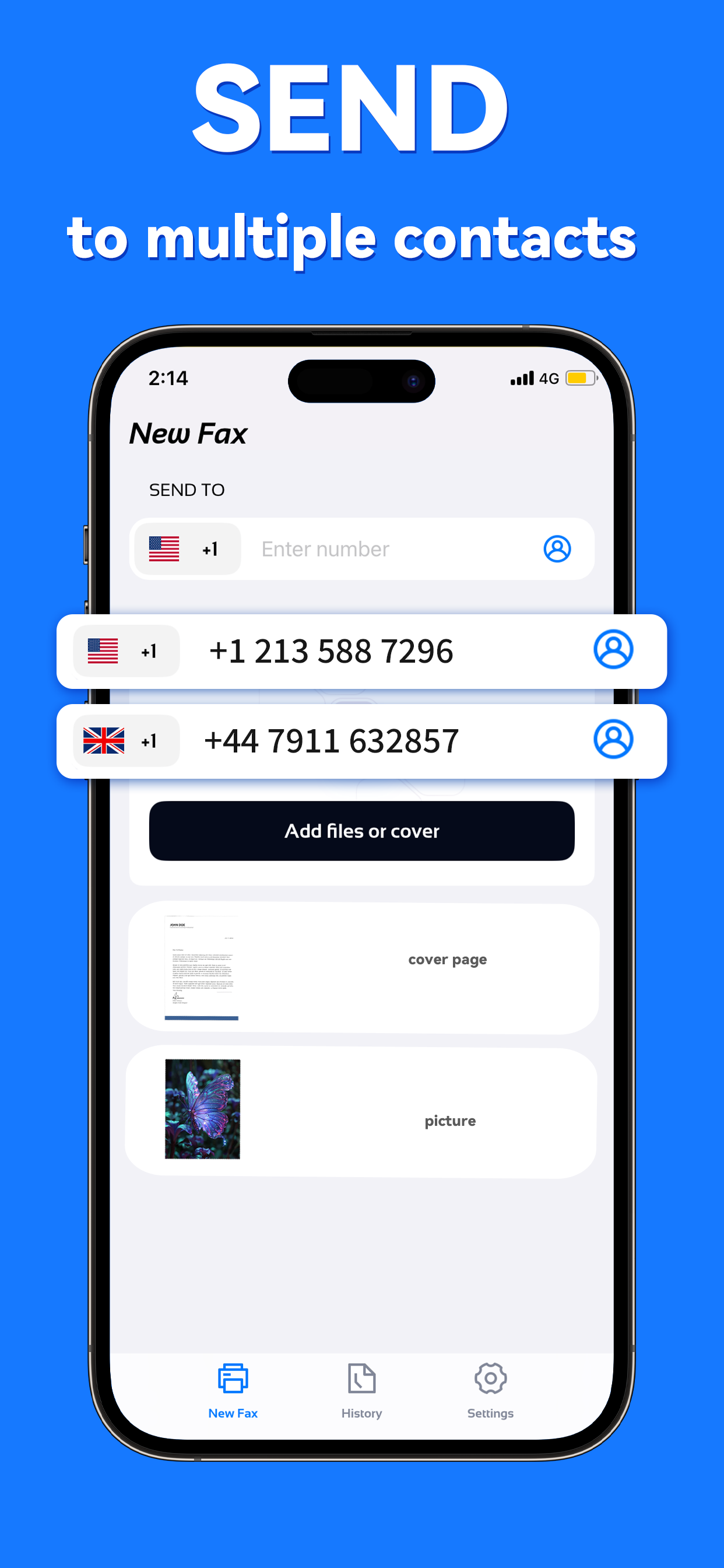 Fax from iPhone: Send Docs App