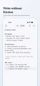 MDQuill Markdown Editor screenshot