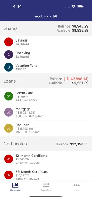 Farmway CU Mobile Banking screenshot 2