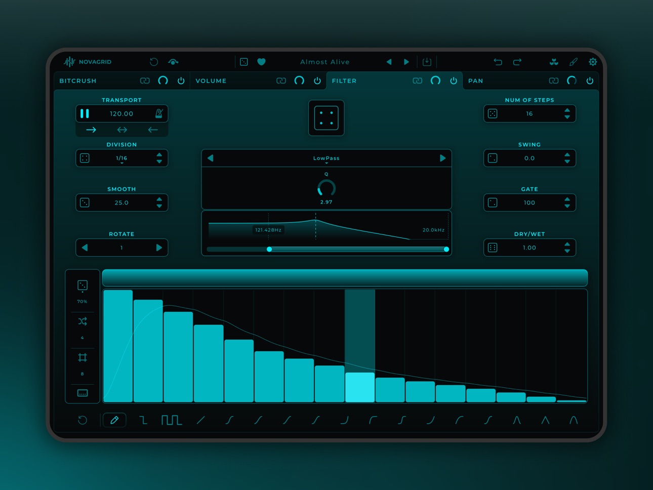 Screenshot 1 of Novagrid FX Sequencer