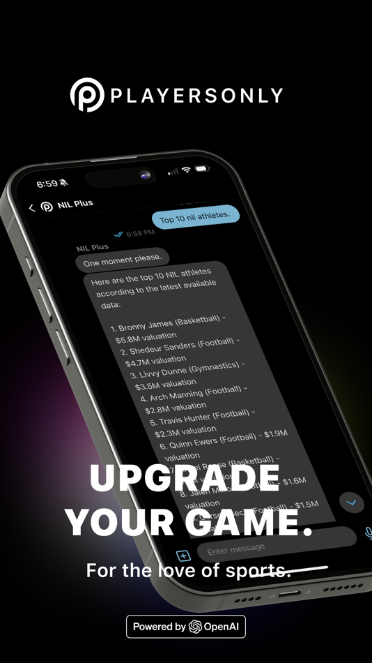 #1. PlayersOnly | Sports Network (iOS) بواسطة: PlayersOnly, Inc.