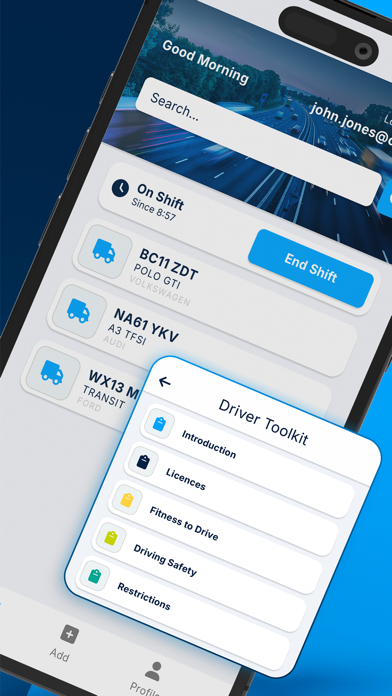 FleetCheck Driver Screenshot