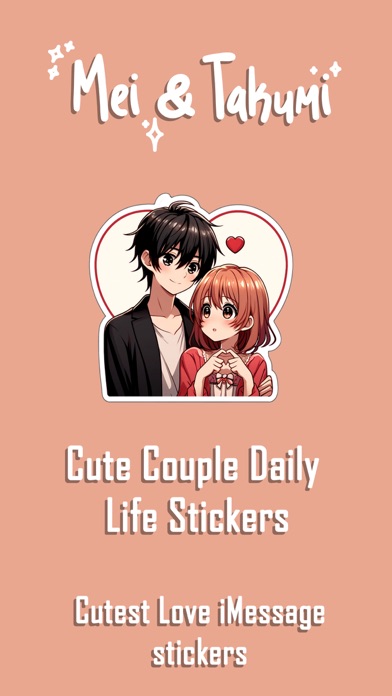 Screenshot #1 pour Heartwarming Love Stickers