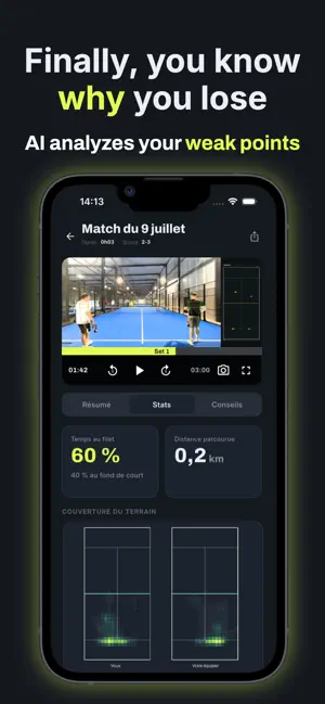 Kanchara - Padel Coach IA screenshot 1