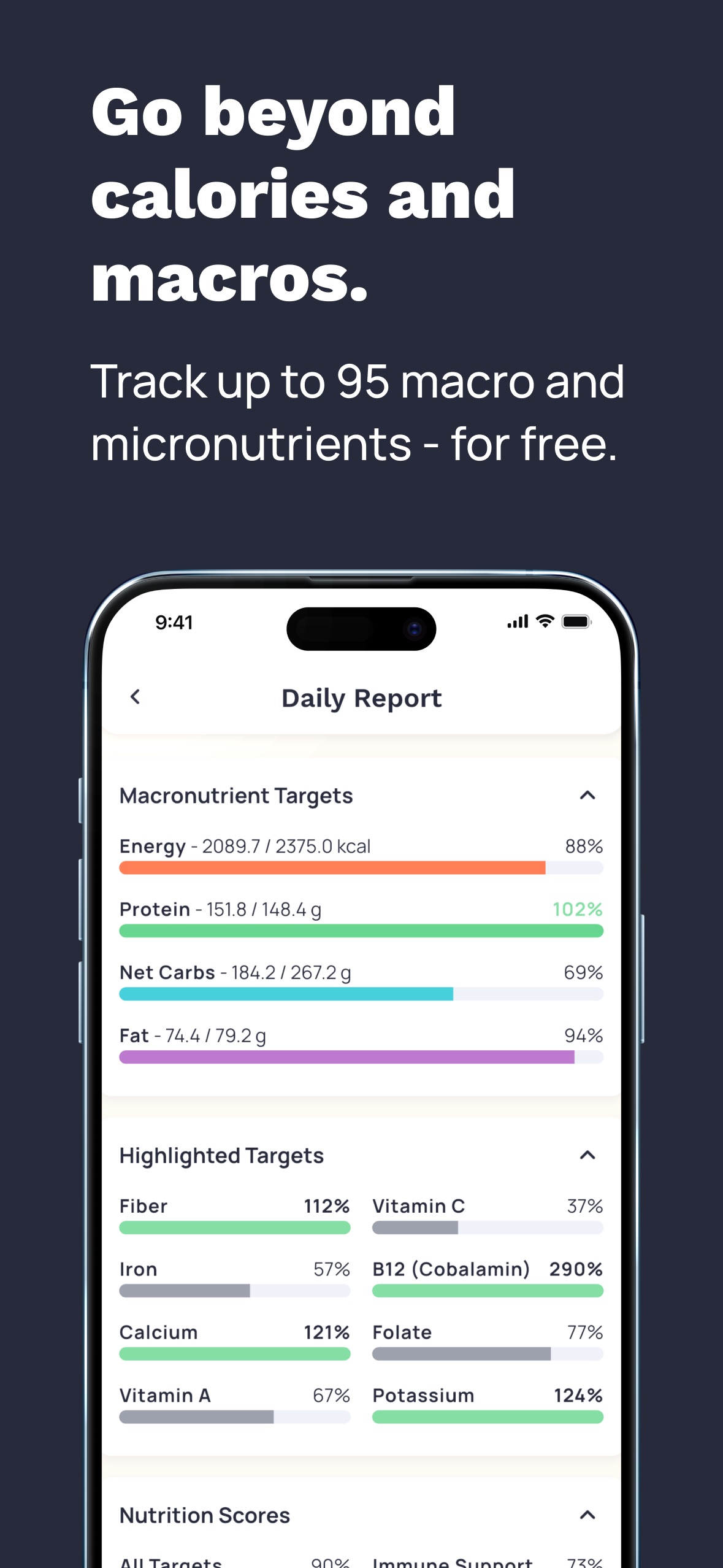Cronometer: Calorie Counter screenshot 3