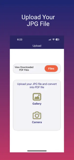 JPG To PDF App screenshot 2