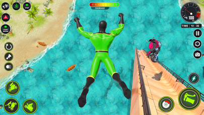 Super Hero Bike Stunts 3D Game Screenshot
