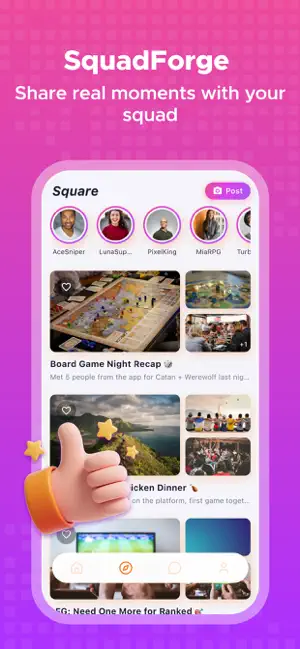 SquadForge: Teams & Community iPhone screenshot 4