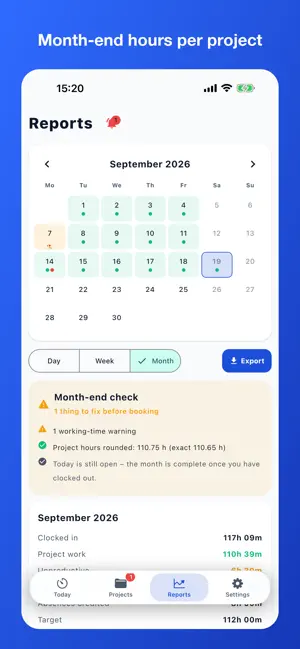 WorkTracker - Time Reports screenshot 2