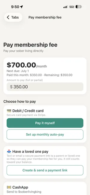 Sober Living Companion screenshot 4
