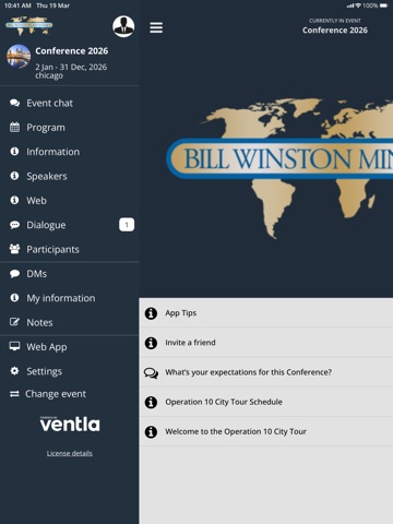 Bill Winston Ministries Events
