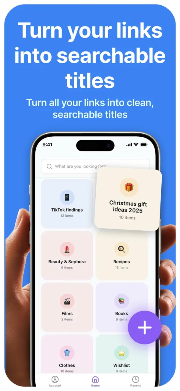 Screenshot #3 pour Kipa: AI Save Links & Wishlist