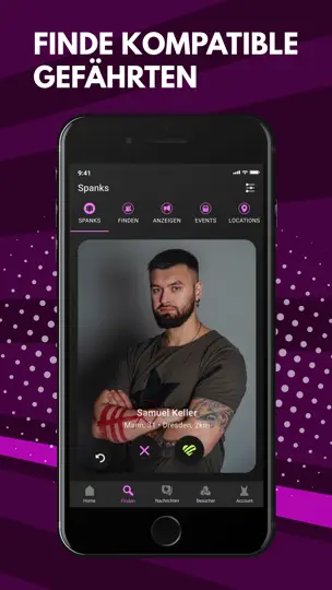 Screenshot von FET: Kinky BDSM Dating App auf dem iPhone 3