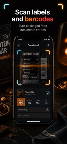 Nutrition Label Scanner AI iPhone screenshot