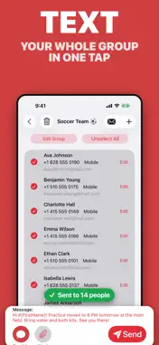 GroupSpeak: Mass Text Message screenshot 1