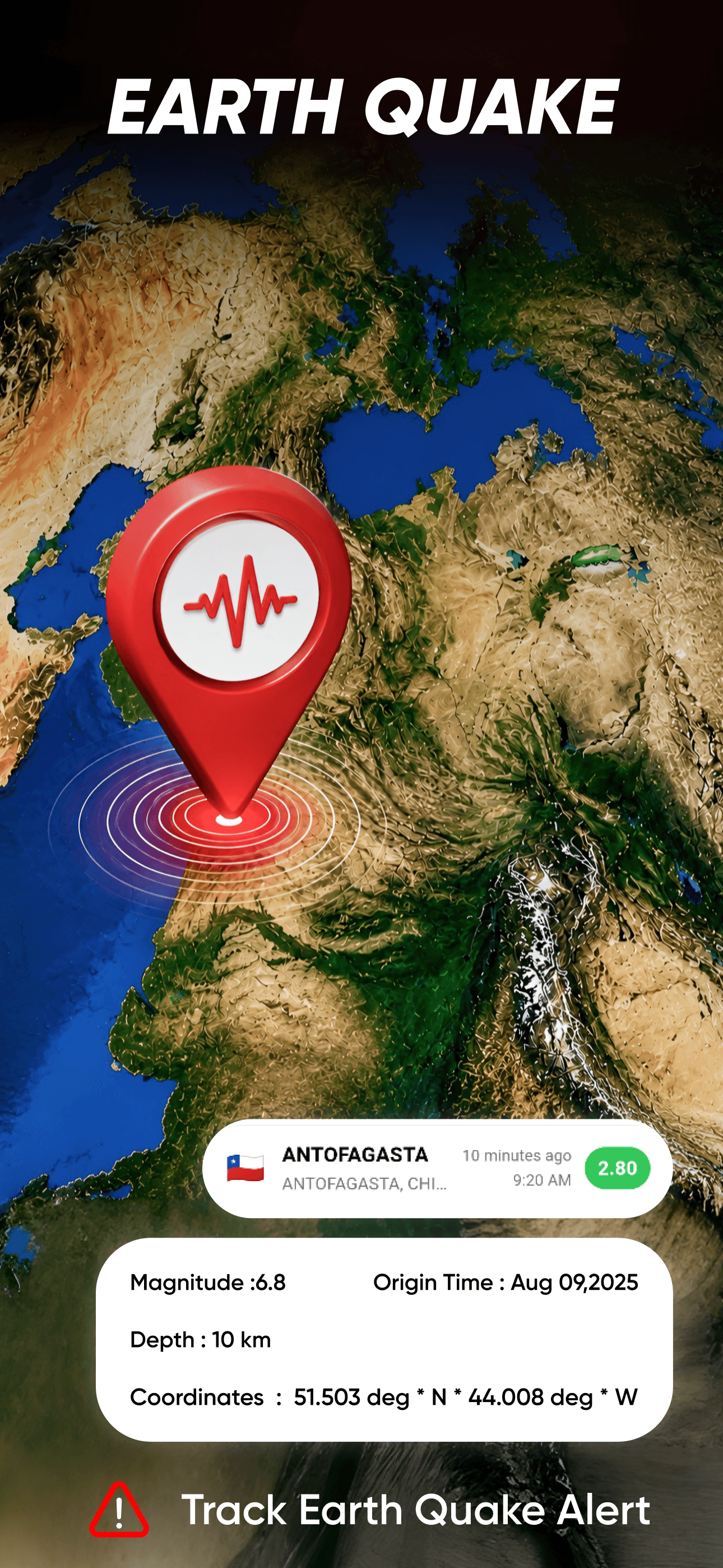 EarthQuake Alerts - SenseEarth screenshot 3