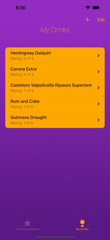 DrinkVibe screenshot
