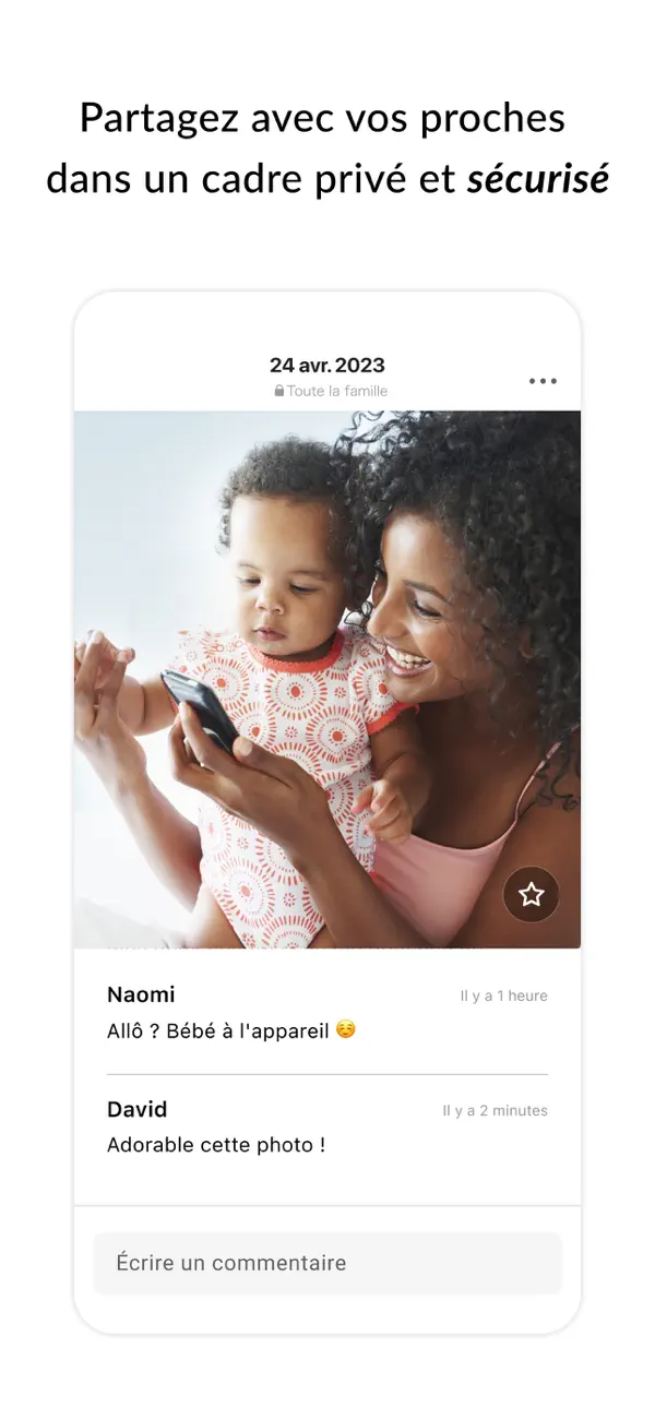 Screenshot #2 pour FamilyAlbum: Photos en famille