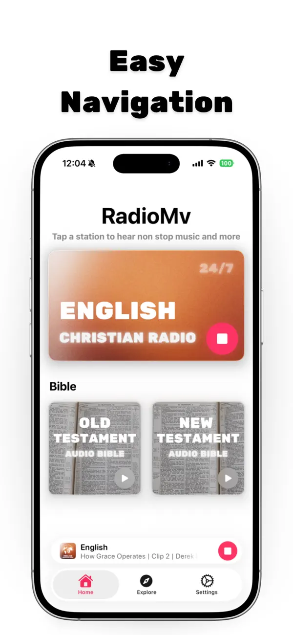 Screenshot #1 pour RadioMv Mobile