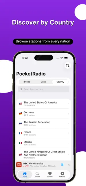 PocketRadio - Live FM Radio screenshot 2