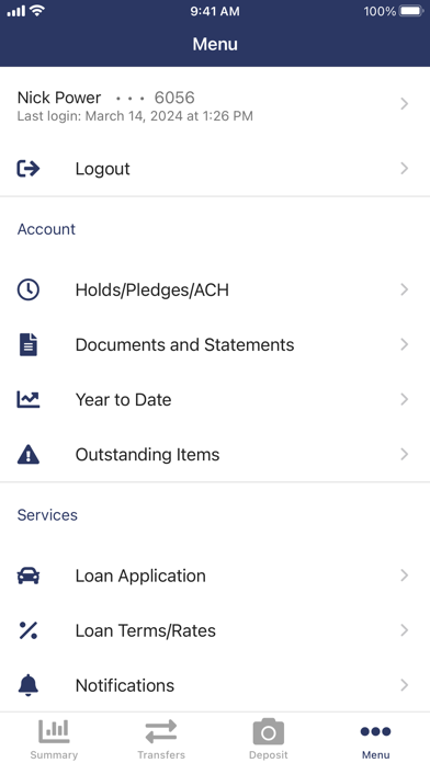 RVA Fire Police Credit Union Screenshot