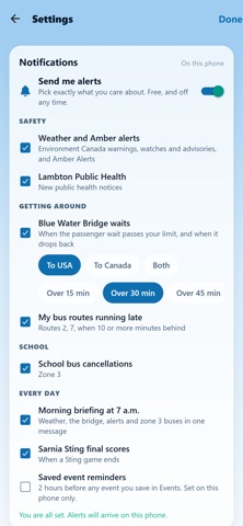 Sarnia Community Dashboard screenshot 5