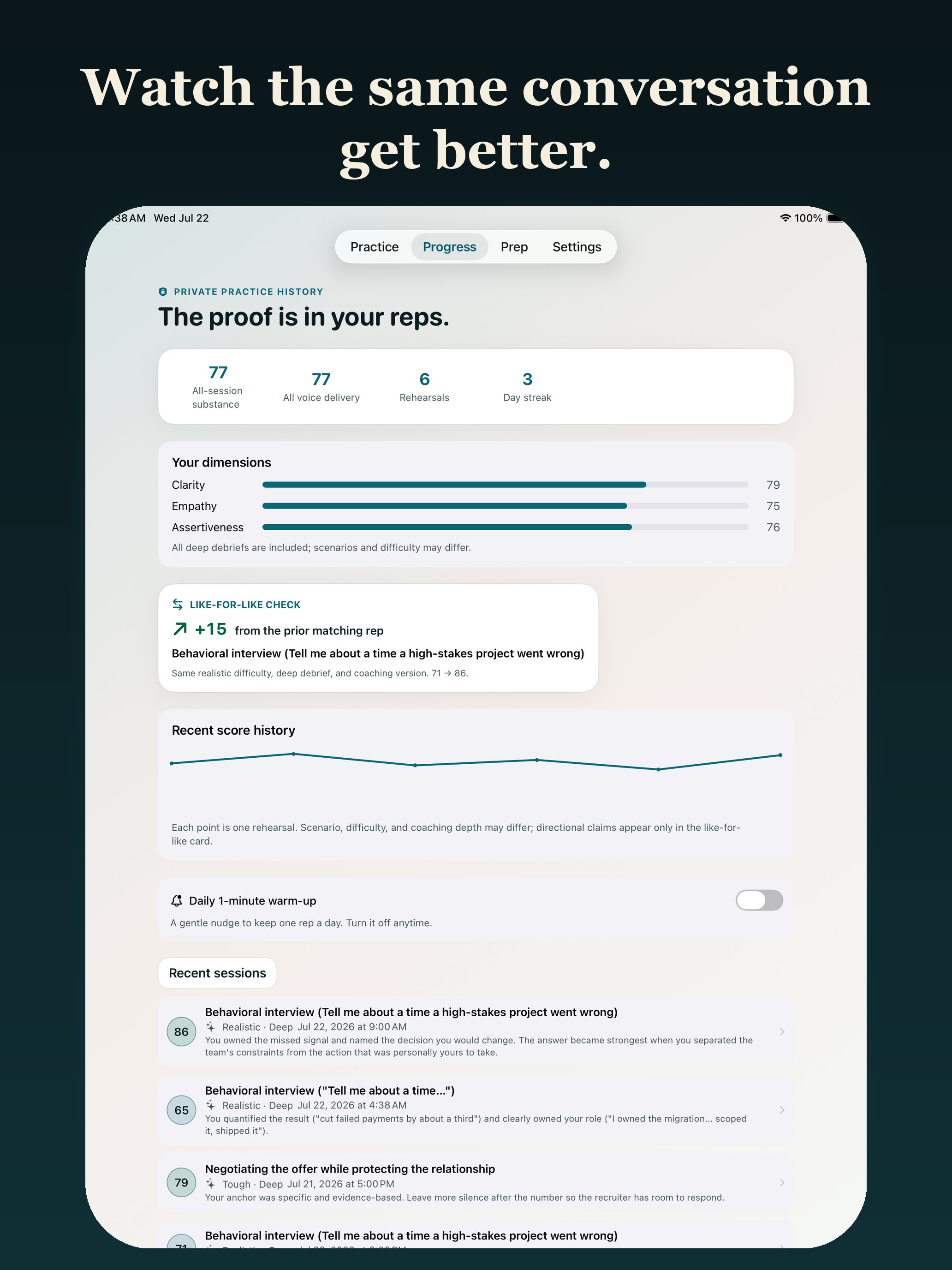 Poised: Conversation Coach screenshot 12