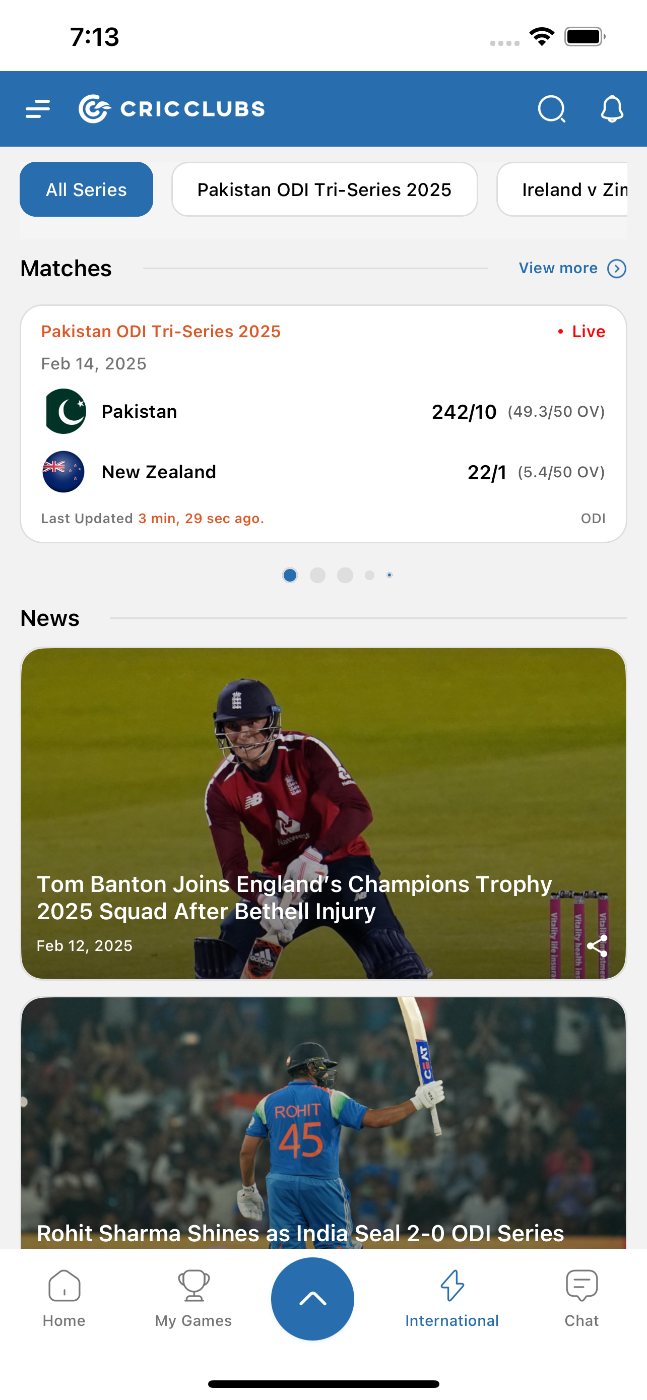 CricClubs